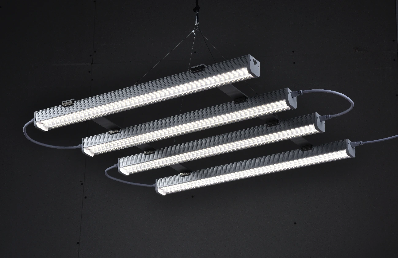 100W 4x25W Full Spectrum 4000K LED Grow Light Bar 1