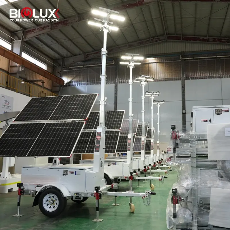 Portable Solar Light Tower - for Telecom - BIGLUX 5