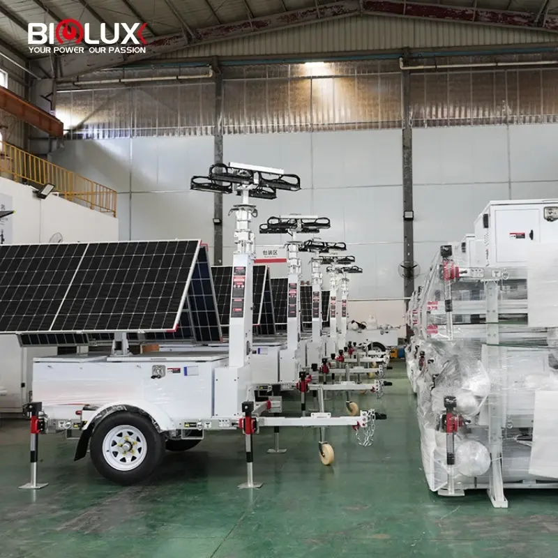 Portable Solar Light Tower - for Telecom - BIGLUX 6