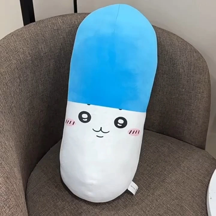 La almohada de peluche azul y blanca: elige tu abrazo Inspirado en la cultura pop, hecho para una verdadera comodidad 1