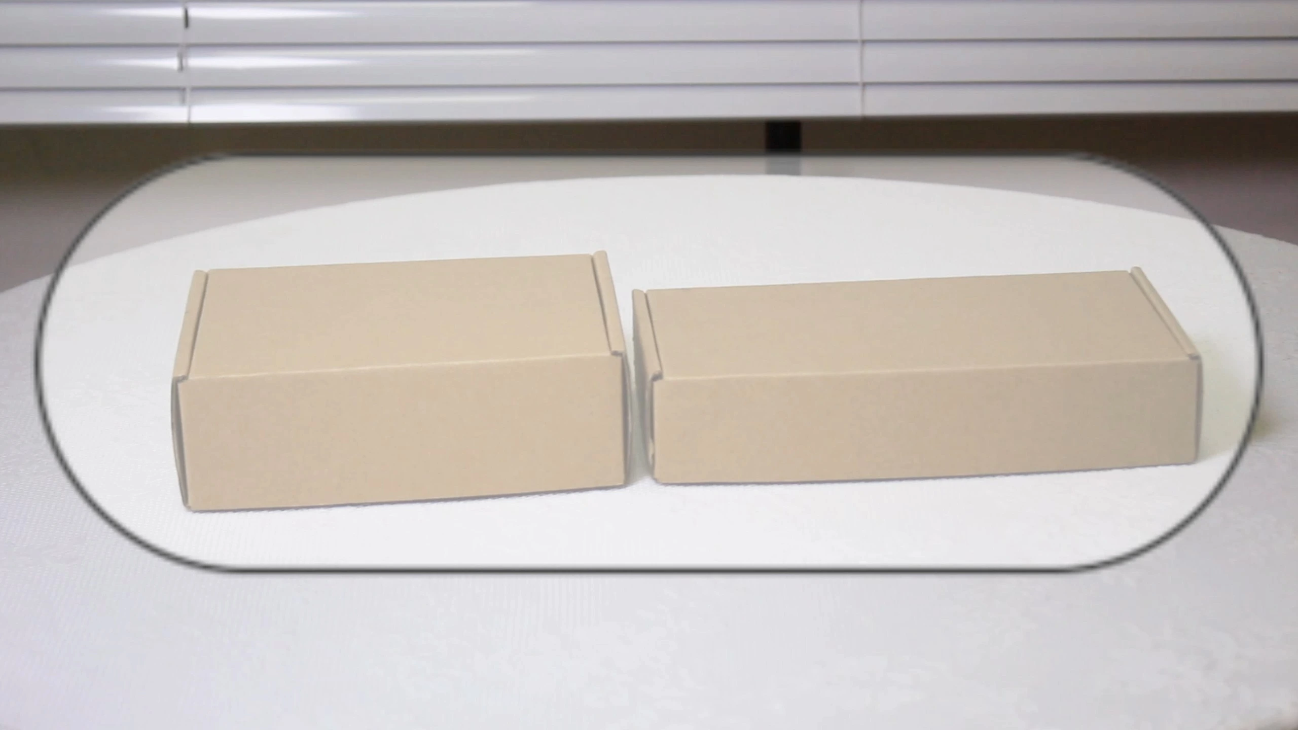 CF Custom Kraft Paper Cardboard Corrugated Box Packaging Folding Brown Gift Boxes with Your Own Logo 1