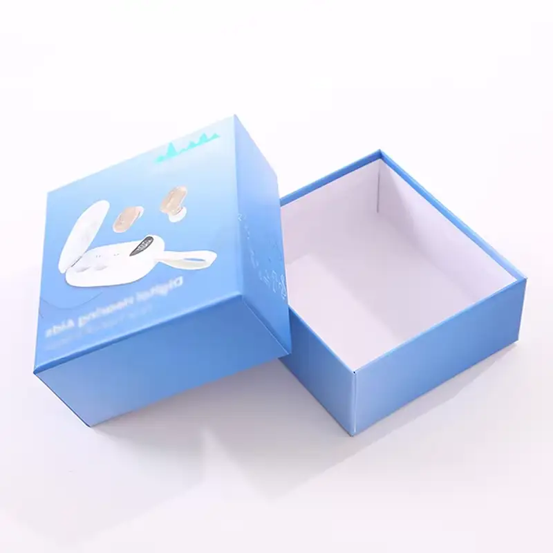 High Quality Recyclable Corrugated Board Rigid Gift Box Made China Supports Small Batch Custom Headphone Packaging Glossy 1