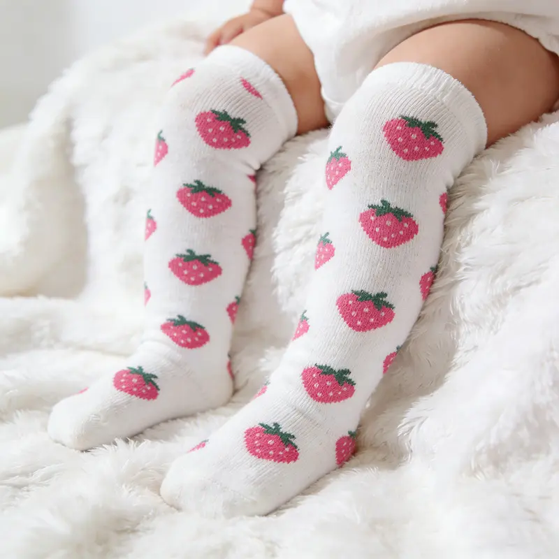 Boys White Knee Socks - for Preventing Scratches - Jixingfeng Socks 3
