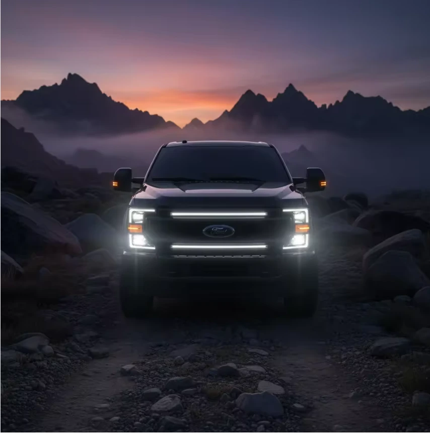 Kingshowstar 12V DRL LED Grille Insert Light Bar Truck Light System 1