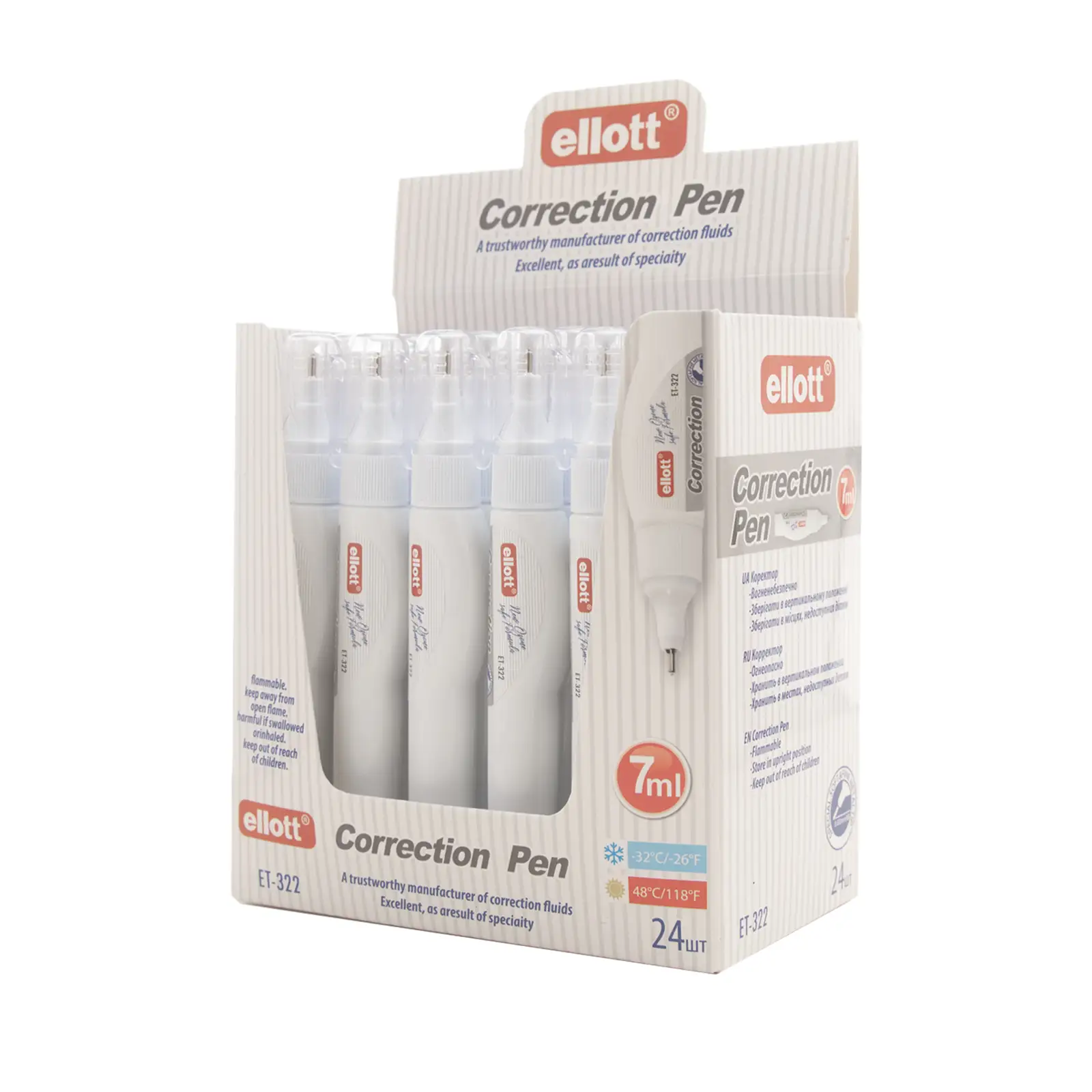 LUVA ELLOTT-322 Correction Pen 24pcs 1
