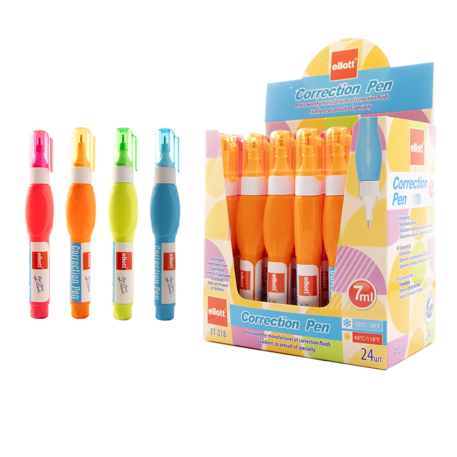 LUVA ELLOTT-318 Correction Pen 24pcs 1