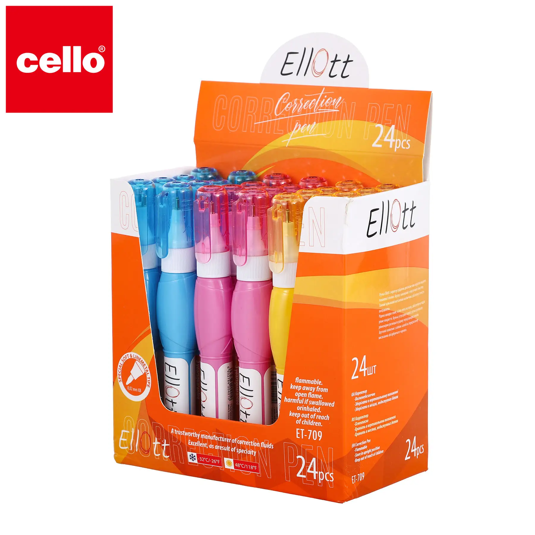 LUVA ELLOTT-709 Correction Pen 24pcs 1