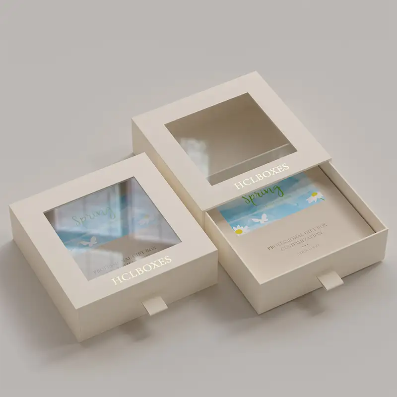 علبة تغليف مجوهرات فاخرة بالجملة، مزينة بشعار من رقائق الذهب، قابلة للتخصيص، مصنوعة من ورق مقوى، مزينة بحبر الصويا، مزينة بأحجار كريمة رائجة. 1