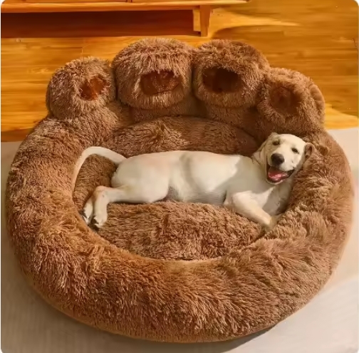 Cama para mascotas Roadreign CozyPaw | Cojín de felpa ultrasuave para un máximo confort. 2