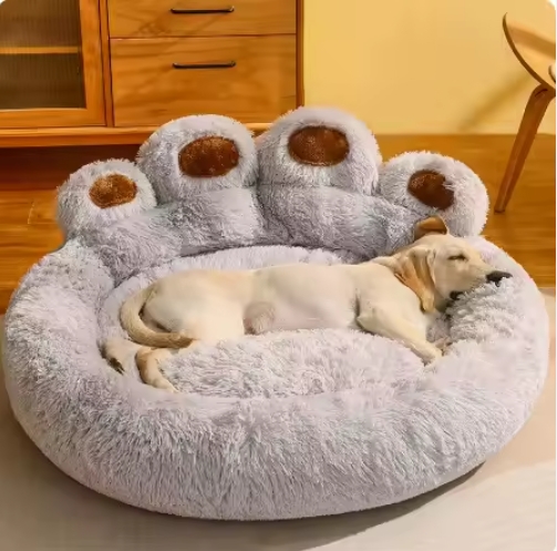 Cama para mascotas Roadreign CozyPaw | Cojín de felpa ultrasuave para un máximo confort. 3