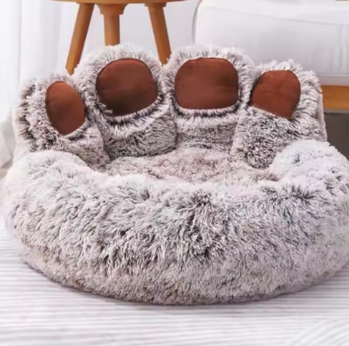 Cama para mascotas Roadreign CozyPaw | Cojín de felpa ultrasuave para un máximo confort. 4