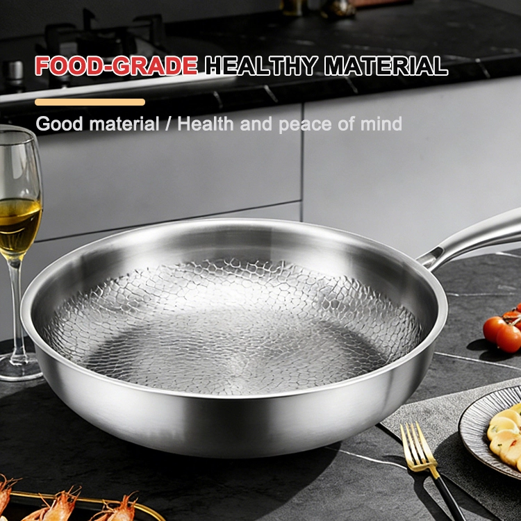 26cm/28cm/30cm Frying Pan Manufacturer Non Stick Titanium Steel Fry Pan 1