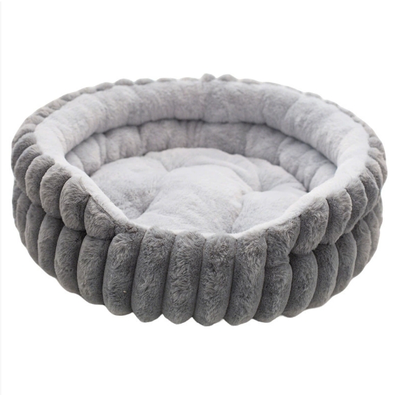 Nido acogedor de terciopelo Roadreign | Cama para mascotas ultrasuave y cálida para un sueño profundo 9