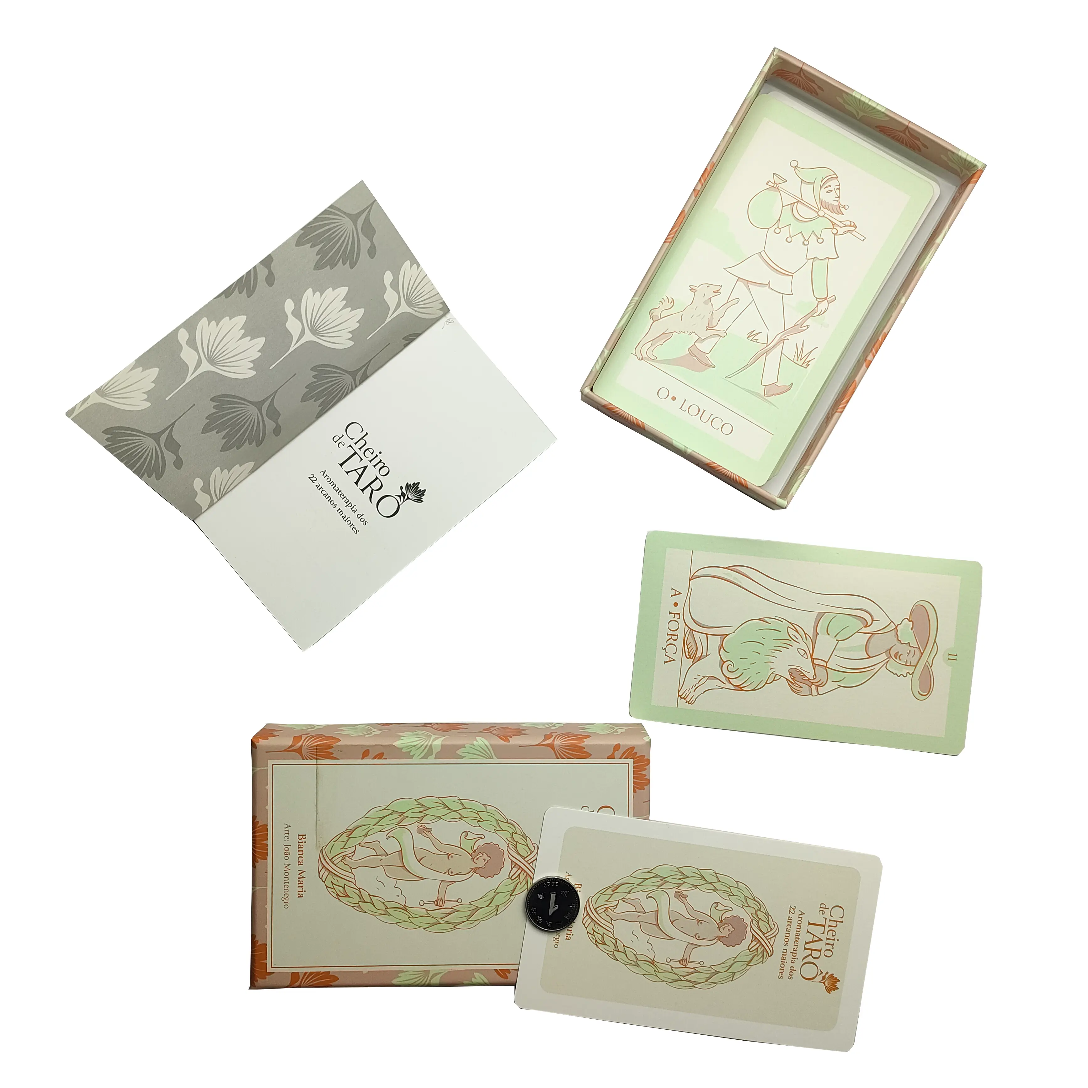 Cheiro de Tarô Aromatherapy Tarot Deck - 22 Major Arcana Artisan Oracle Cards 1