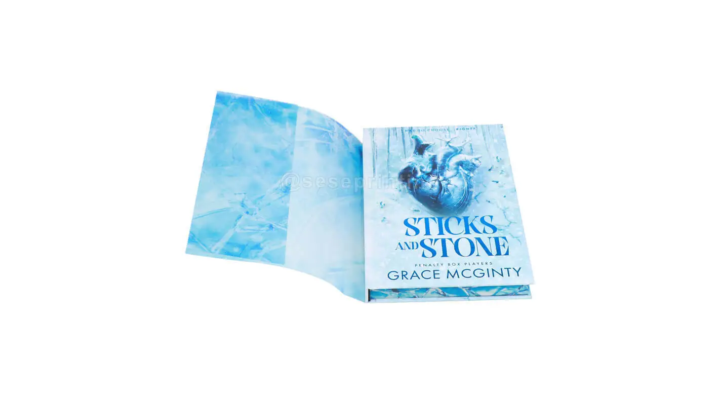 Hardcover Fantasy Book with Stenciled Edges, Color Printed Endpapers, Transparent Dust Jackets 1