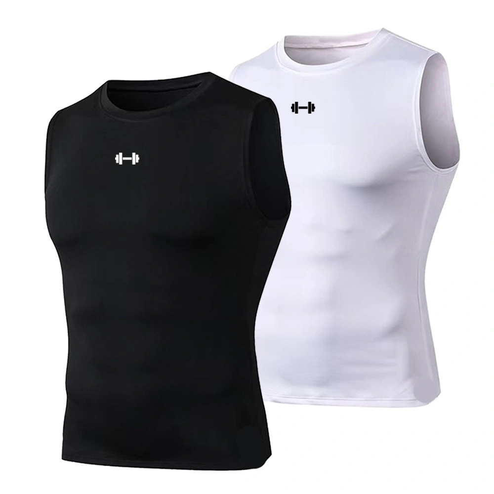 Ultra-Breathable Men's Sleeveless Compression Tank Top for Peak Athletic Performance 1