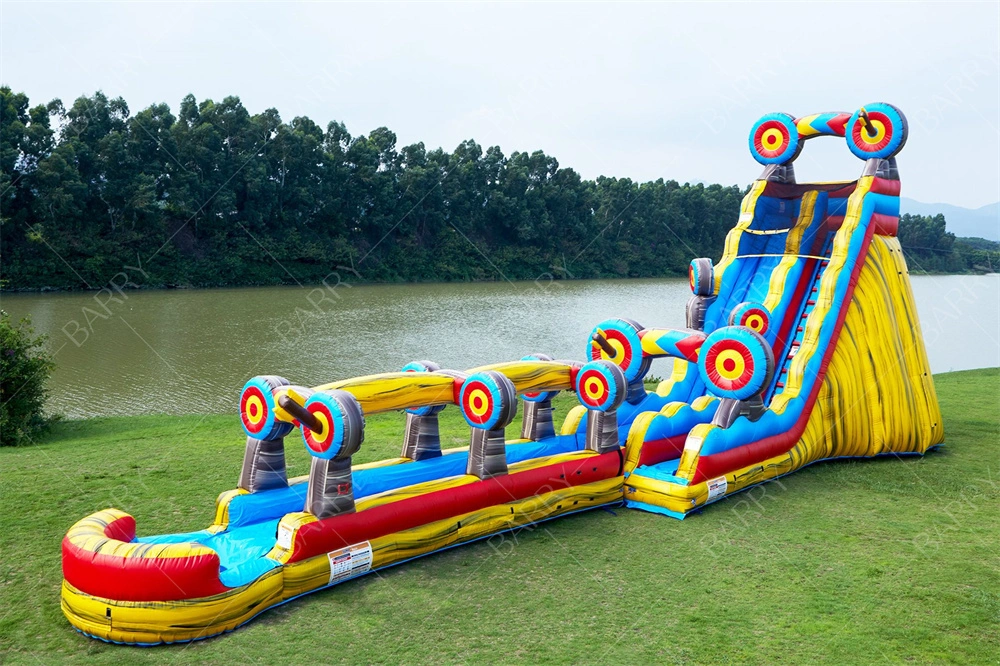 New Arrival Pvc Inflatable Slide Outdoor 25 FT Target Slide 1