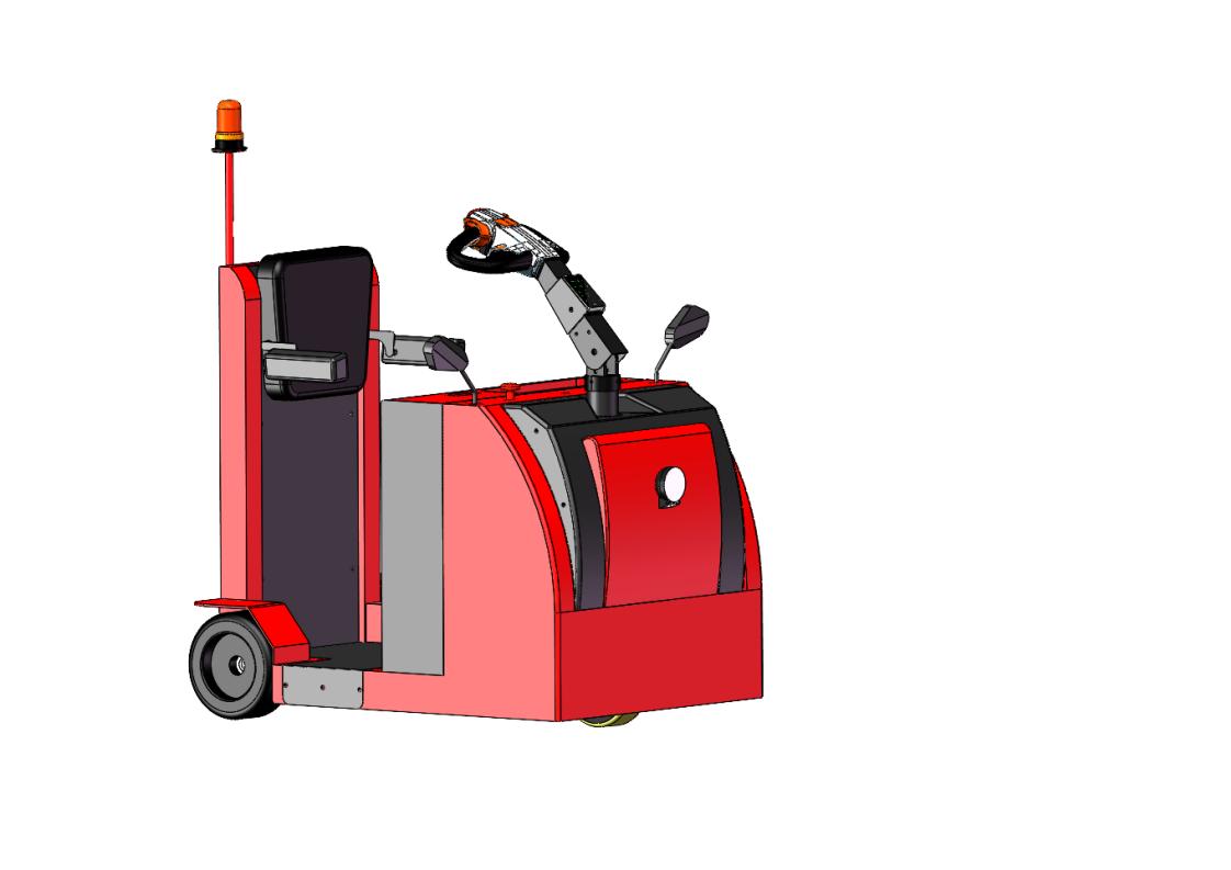 VLIFT Z-J30 3 Ton Electric Tow Tractor, Standing Tugger Truck with 1.5kw AC Motor, 3000kg Towing Capacity 1