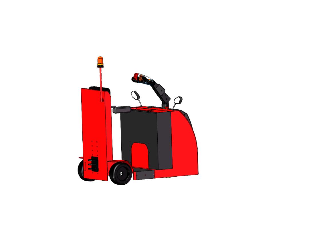 VLIFT Z-J30 3 Ton Electric Tow Tractor, Standing Tugger Truck with 1.5kw AC Motor, 3000kg Towing Capacity 2