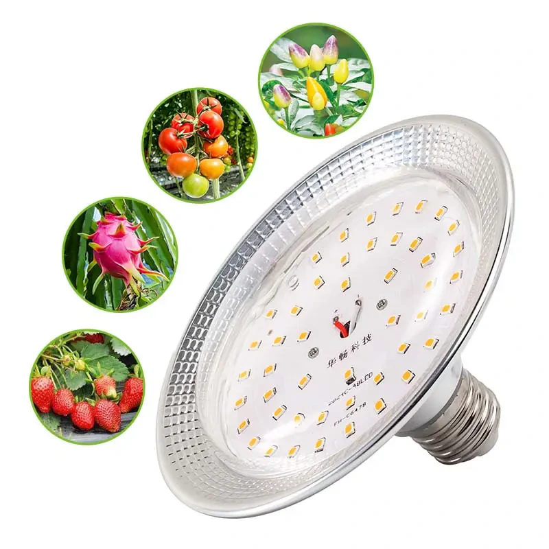 18W UFO Aluminum LED Grow Spot Light Pink Light 1