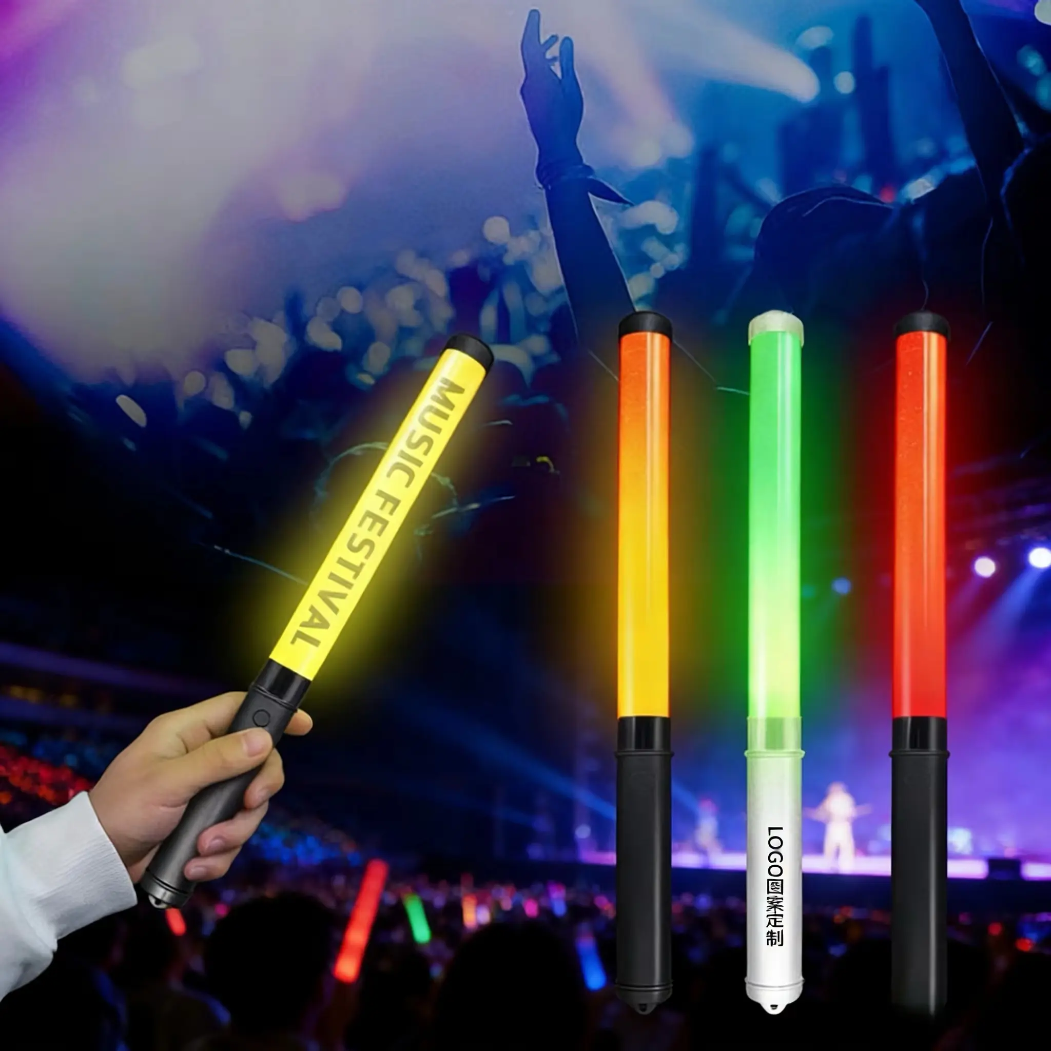 Factory Direct Torch Shaped Led Light Stick for Event 4