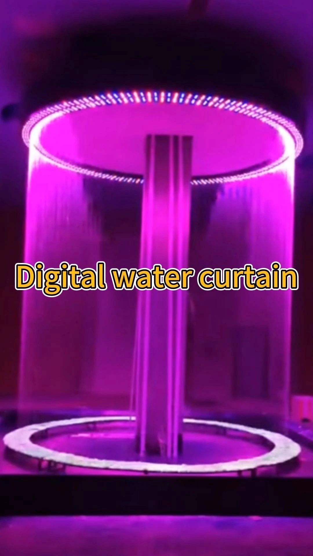 Water Crown Custom Size Water Screen for Architectural Integration 1