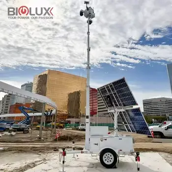 Mobile Security Camera Tower - for Rental - BIGLUX 5