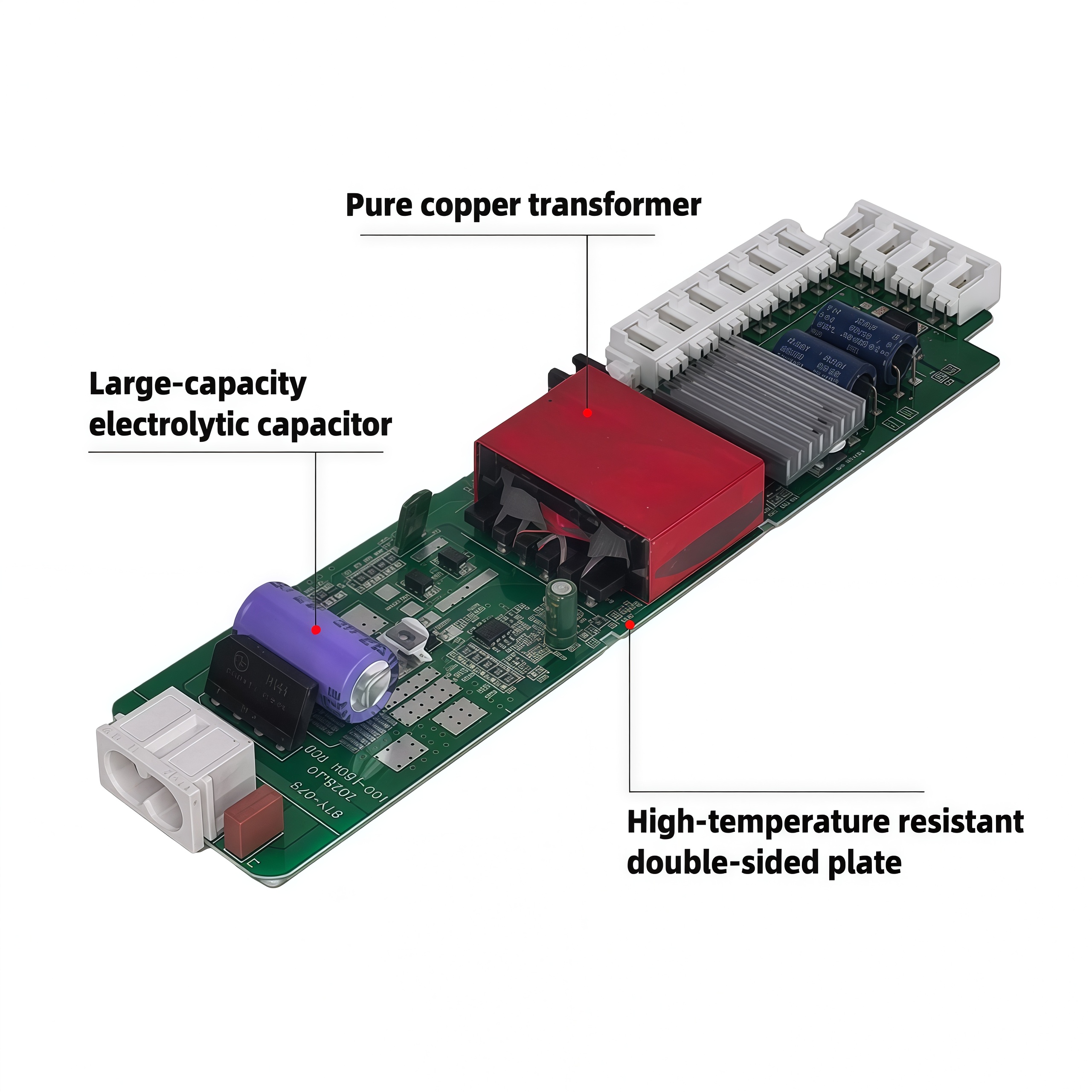 مزود طاقة إضاءة الخزائن بقدرة 36 ​​واط، 60 واط، و100 واط، يعمل بجهد 110-250 فولت، للاستخدامات العالمية 3