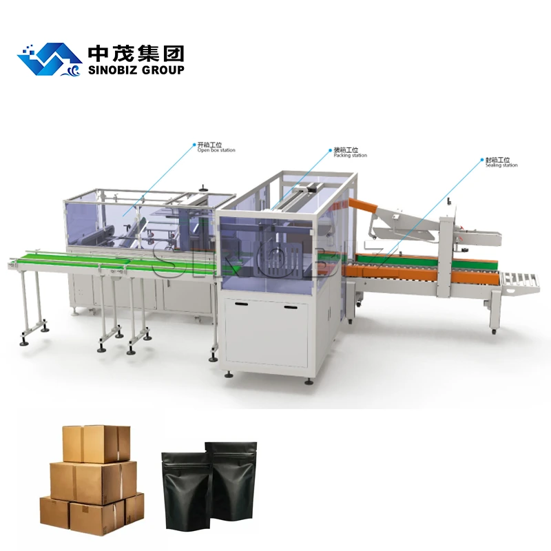 Bag Pouche Testing Push Type Automatic Packing Line  High-Speed Bag Case Packaging Solution 1