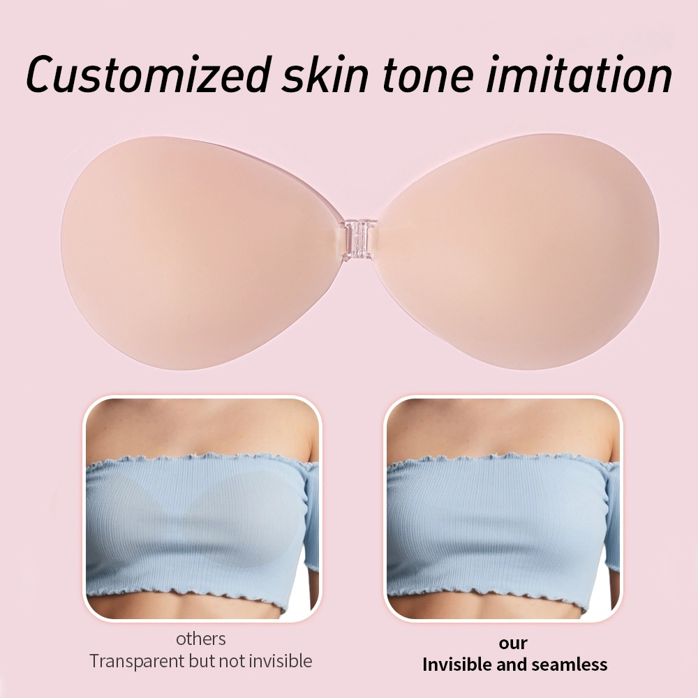 Solid Silicone Adhesive Bra Round Cup 1