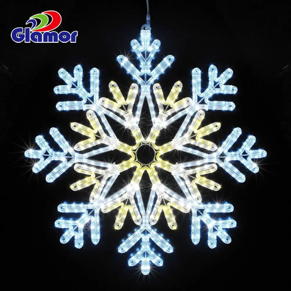 Elevate your winter & Christmas festive decor with our premium LED Snowflake Decorative Motif—an international trade bestseller for holiday lighting solutions 1