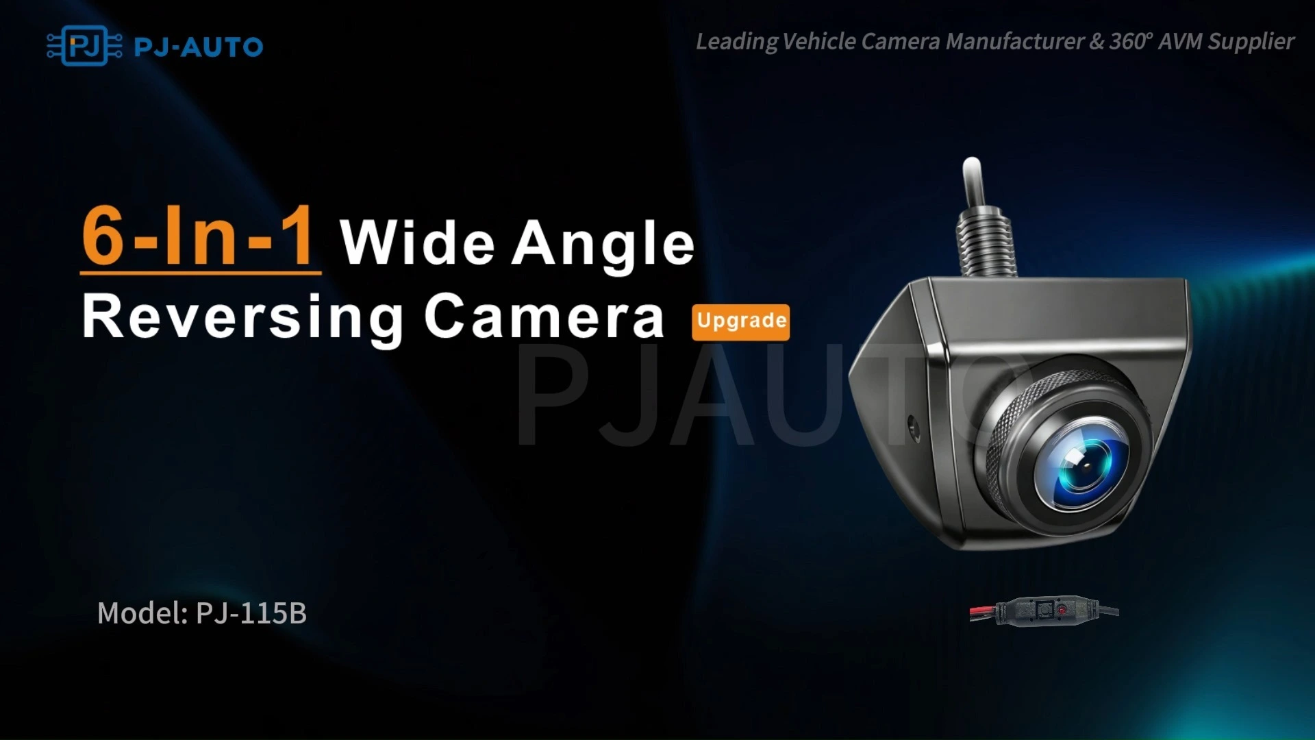 6-IN-ONE Wide Angle Rear View Camera for Passenger Car 1