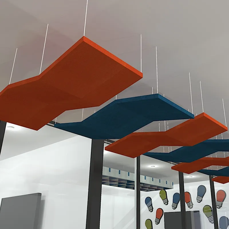 Suspended Acoustic Ceiling Panels Acoustic Ceiling Wholesale - ROOAOO 3