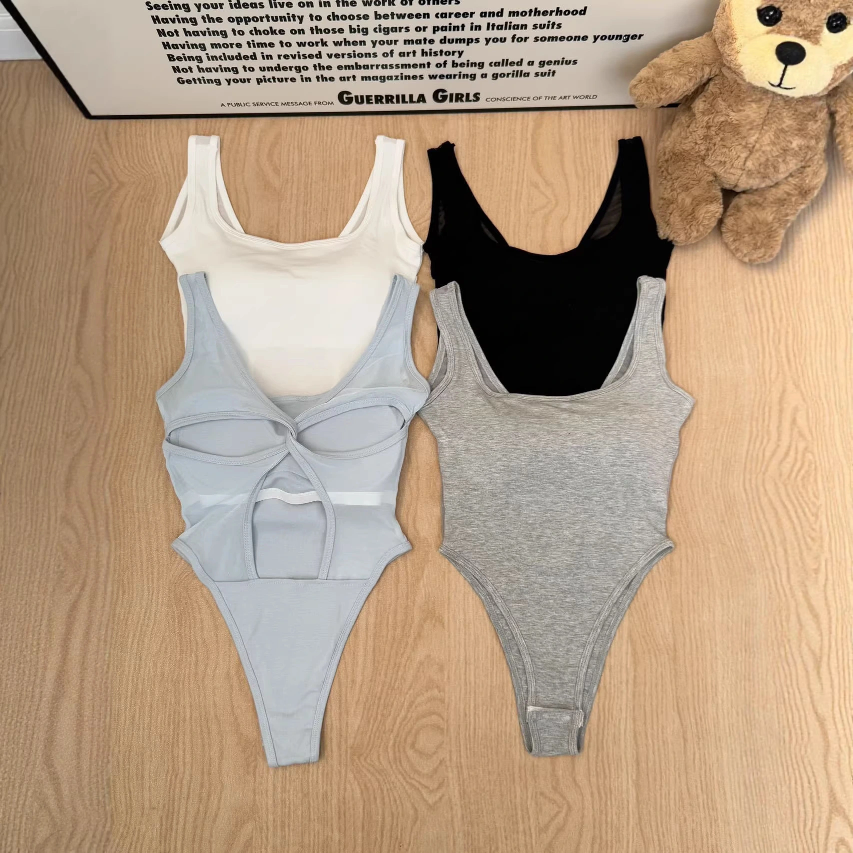 7712 Ολόσωμο μαγιό για καθημερινή χρήση, γλυκό αμάνικο, καλοκαιρινό μαγιό, με αθλητικά ρούχα και κλαμπ 1