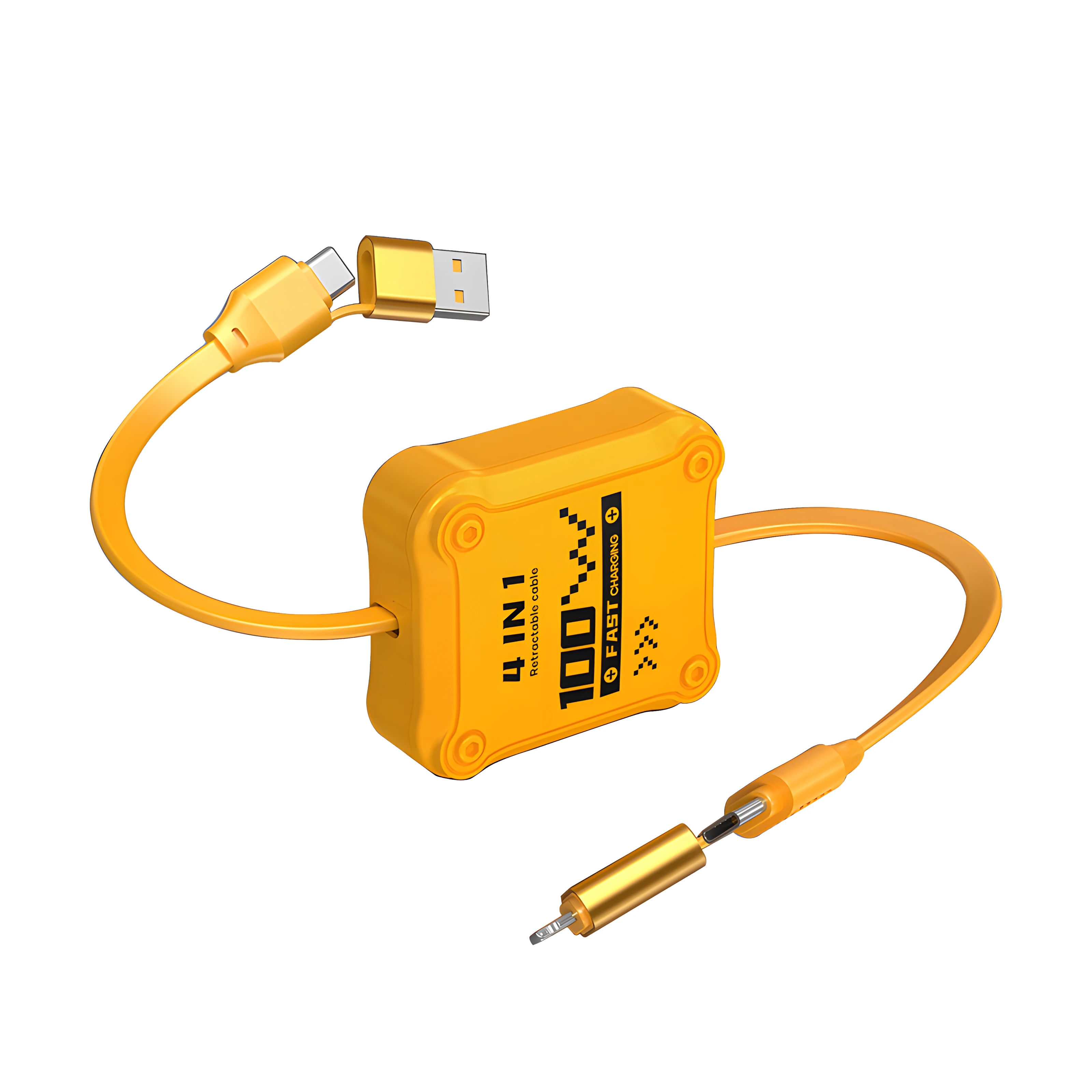 AA35 4in1 built-in charging data cable 1