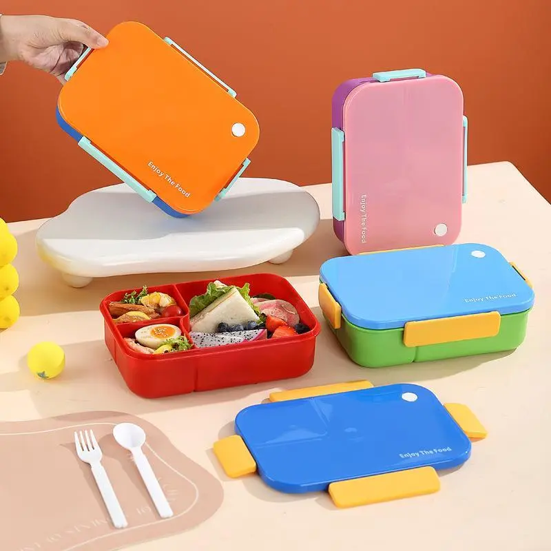 Simple Color 3-Compartment Meal Prep Container | Plastic Lunch Box Factory - HongXing 1