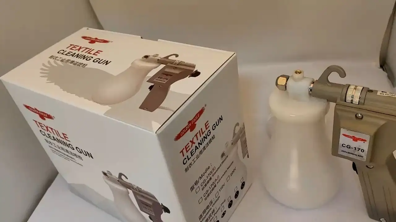 GOLDEN EAGLE CG-170 CLEANING GUN | Industrial Textile Cleaning Spray Gun for Garment Manufacturing 1
