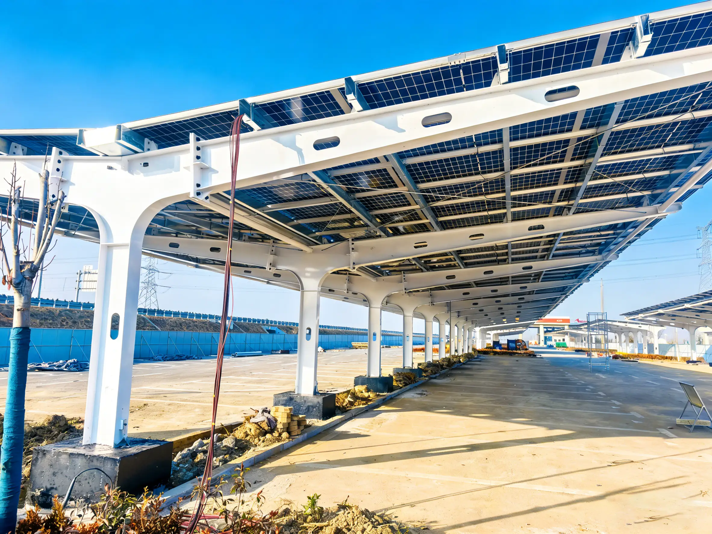 نظام هياكل فولاذية مسبقة الصنع متطور للمباني الصناعية، تركيب سريع 1