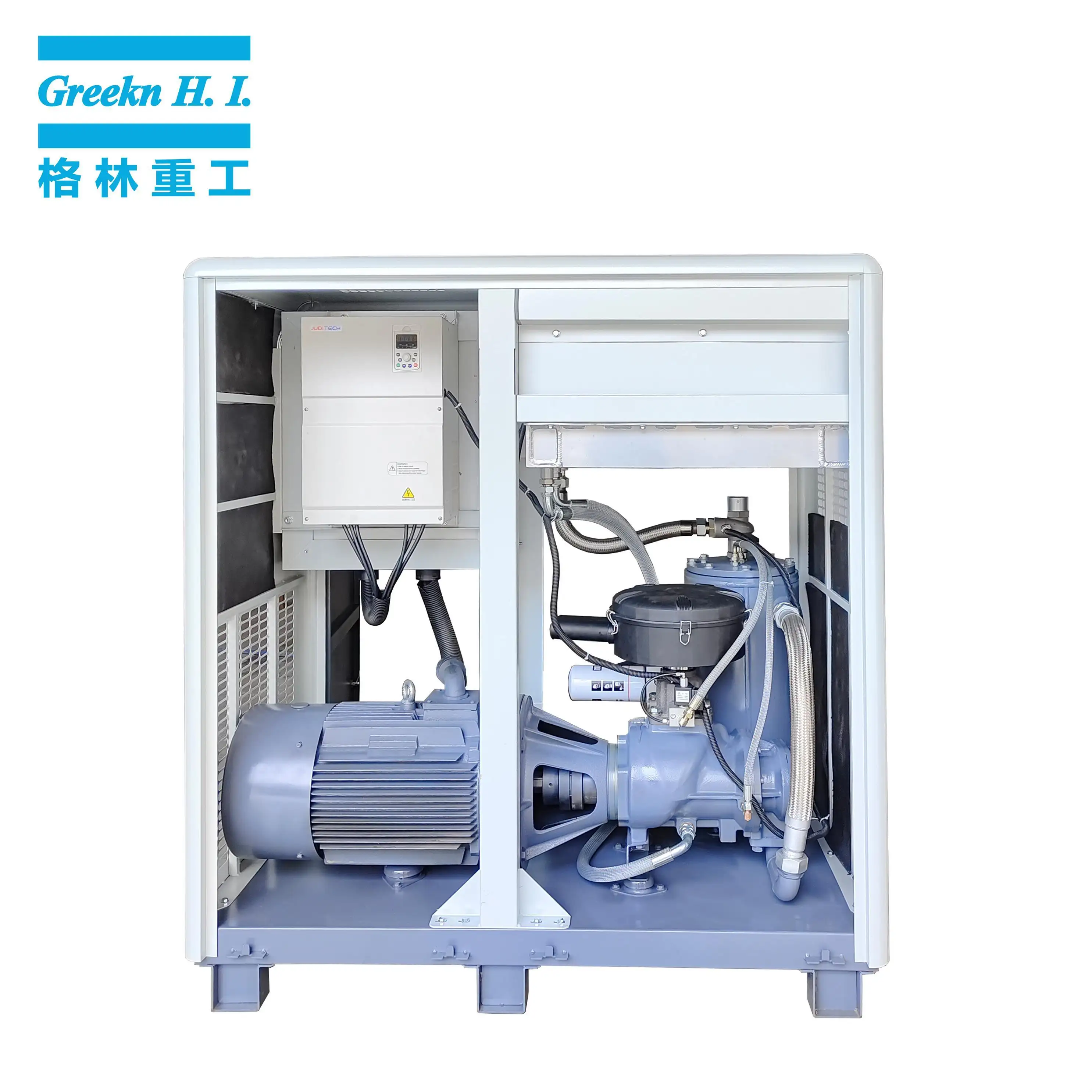 Variable Speed Rotary Screw Air Compressor by Greeknhi Screw Air Compressor-1 4