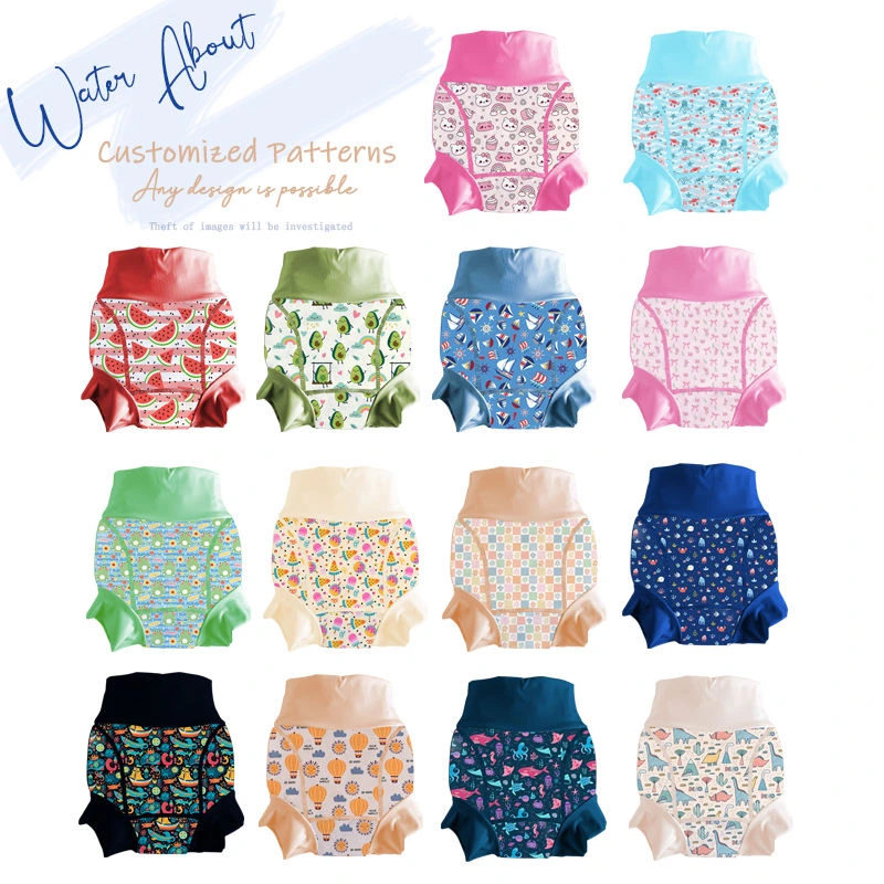 Customization Neoprene Swim Reusable Diaper - Adjustable Sizes 1