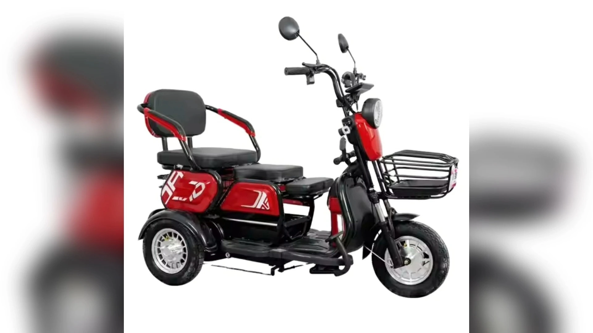 DomeRide Three Wheel Electric Mini High-Power Open Body Three-wheel Moped/High Quality Electric Tricycle 2 Passengers 50-70km/h Speed 1