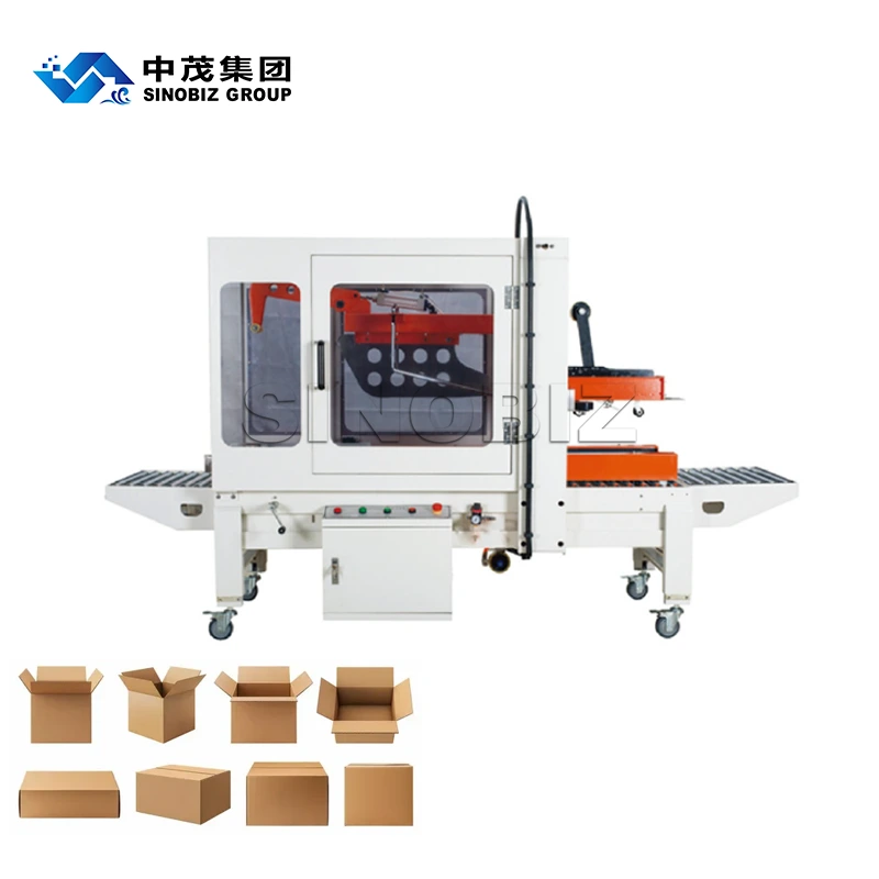 Efficient and Stable  FX-600 Automatic Case Sealing Machine High-Speed Carton Sealer Automatic Bottom Sealing Equipment 1