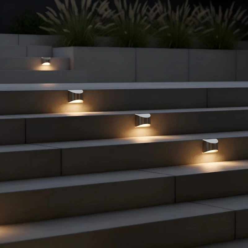 Outdoor Solar Powered Step Lights 1