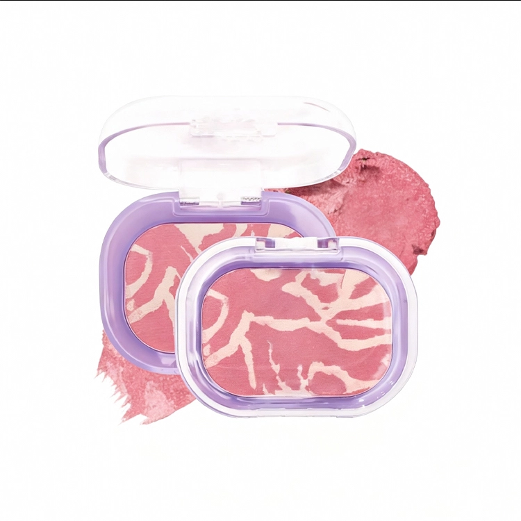 Marble Texture Soft Matte Finish Buildable Glow Blush 1