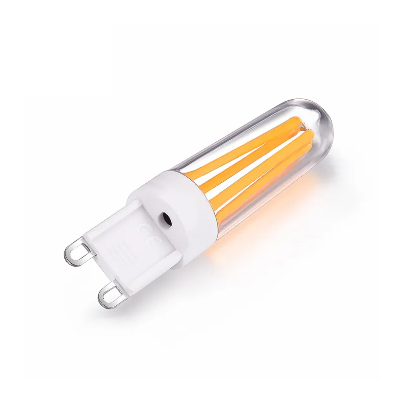 PC Cover 3W Deep Dimmable 230V 120V g9 LED Filament Bulb 4