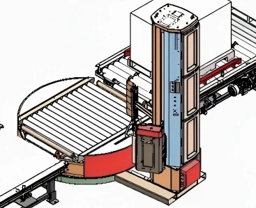 Automatic Stretch Wrap Machine 30-50 Pallets Per Hour Multi Industry 1