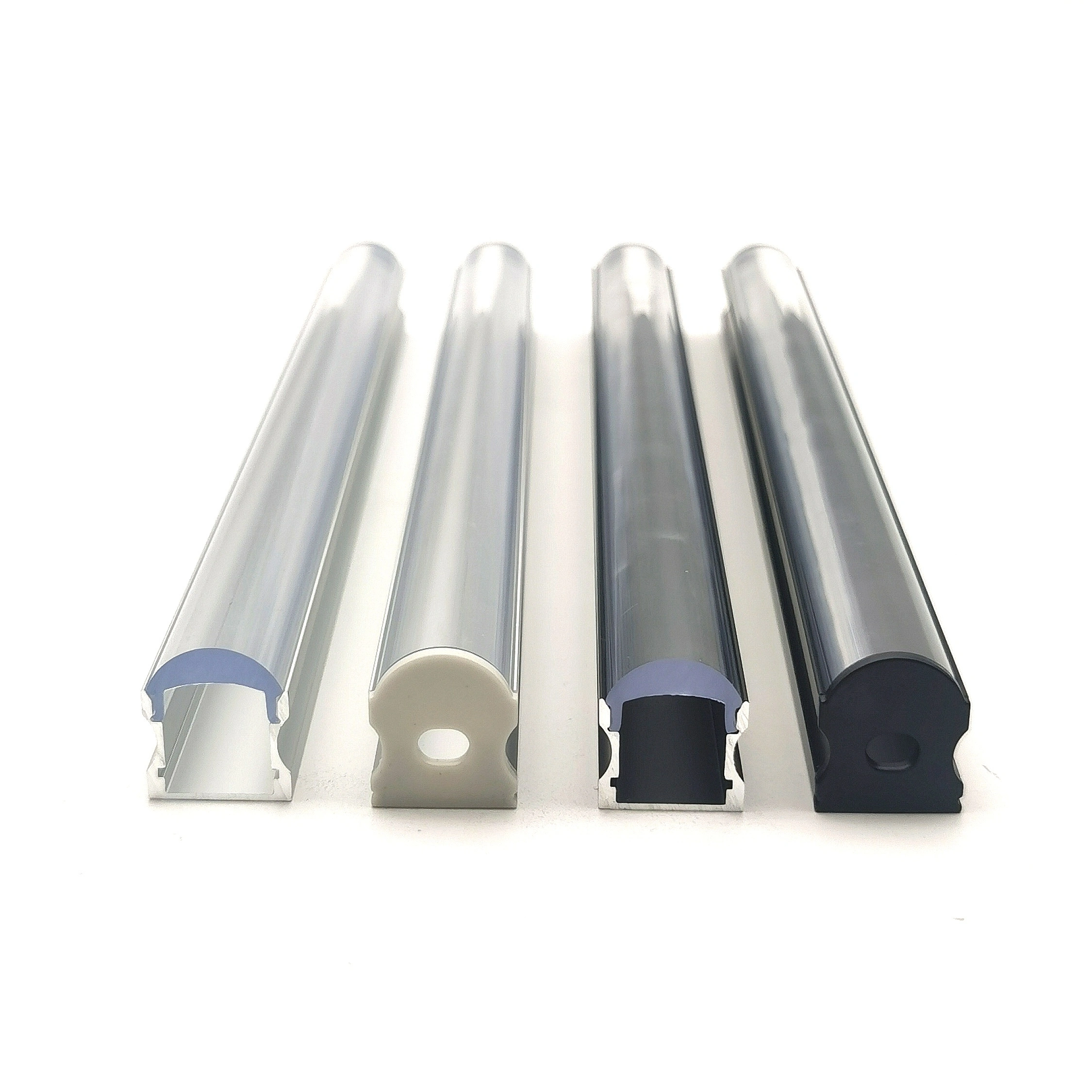 Led Linear Profile YG-1720-2 17*20mm Linear Lens Led Strip Linear Aluminum Profiles Surface Mounted Optical Linear Channel for Cabinet Lighting 1