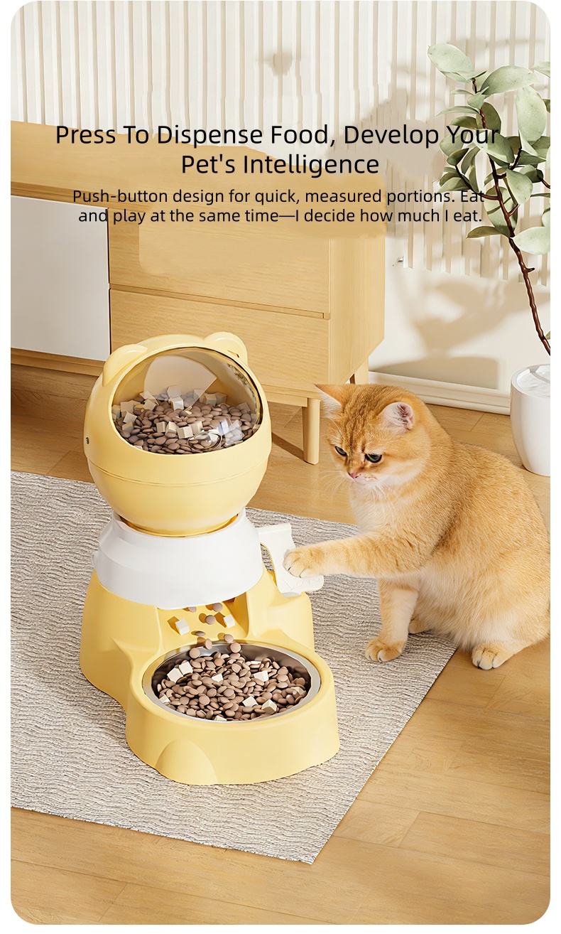 Roadreign Gravity SmartFeeder | Anti-Wet Beard Waterer & Puzzle Push Feeder 11