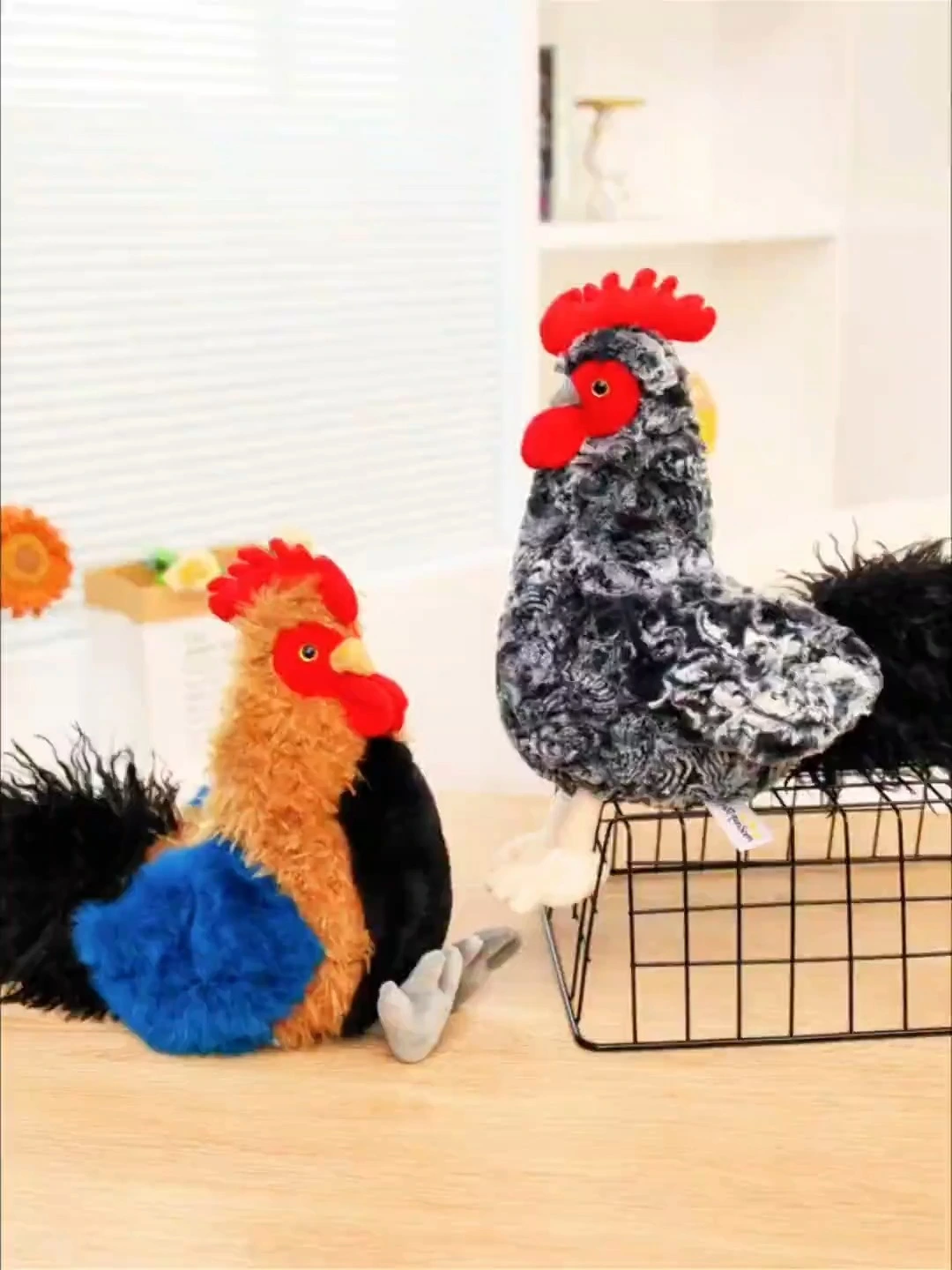 Yortoob Realistic Chicken Plush Toy Soft Stuffed Animal for Kids Gift Collection 1