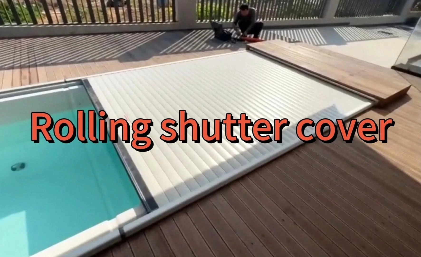 Water Crown Automatic Aluminum Rolling Cover with Remote Control 1